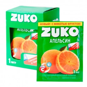 Растворимый напиток "ZUKO" Апельсин 20гр х 12шт