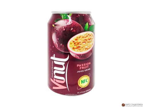 Напиток сокосодержащий "VINUT" Маракуйя 0,33л