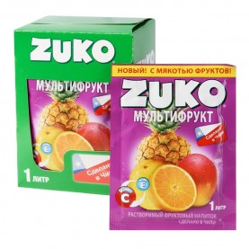 Растворимый напиток "ZUKO" Мультифрукт 20гр х 12шт