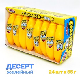 Канди Клаб Десерт желейный "Банан" 55гр