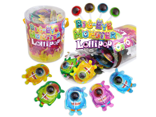 Леденцы "Big eye monster lollipop" 15гр