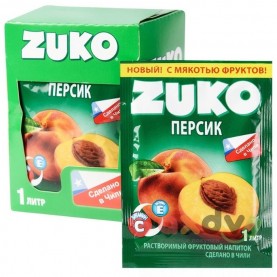 Растворимый напиток "ZUKO" Персик 20гр х 12шт