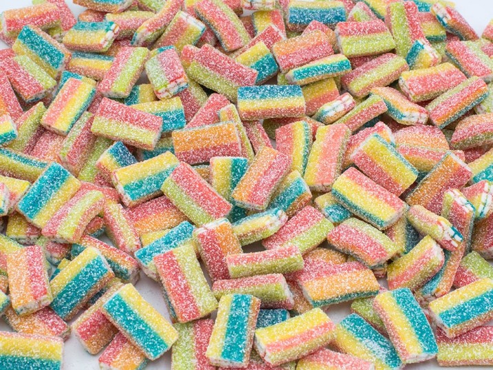 FINI Мармелад "Блоки разноцветные в сахаре" 1кг