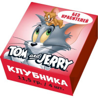 Tom and Jerry Жевательные конфеты со вкусом Клубники 11,5гр