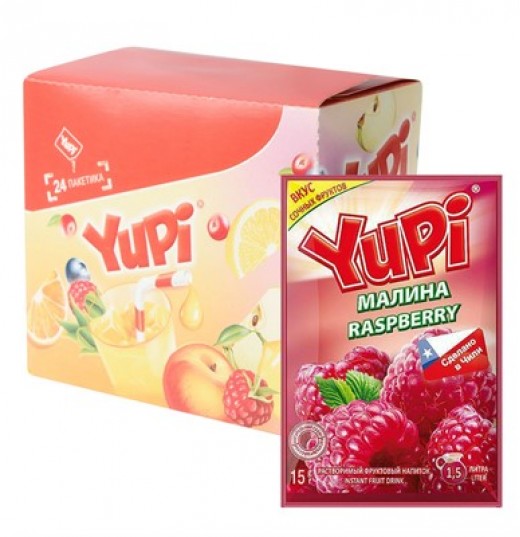 Растворимый напиток "YUPI" Малина 12гр