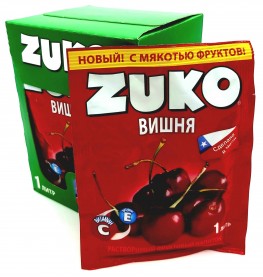 Растворимый напиток "ZUKO" Вишня 20гр х 12шт